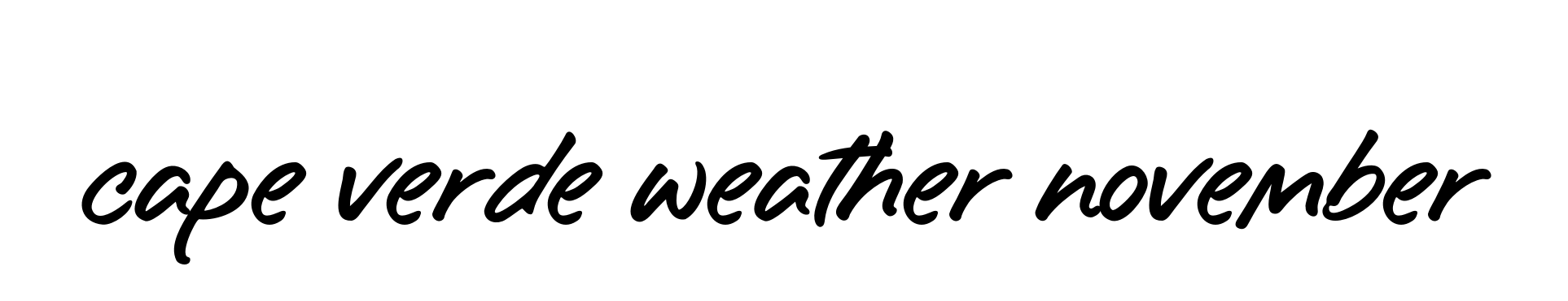 Cape-verde-weather-november signature