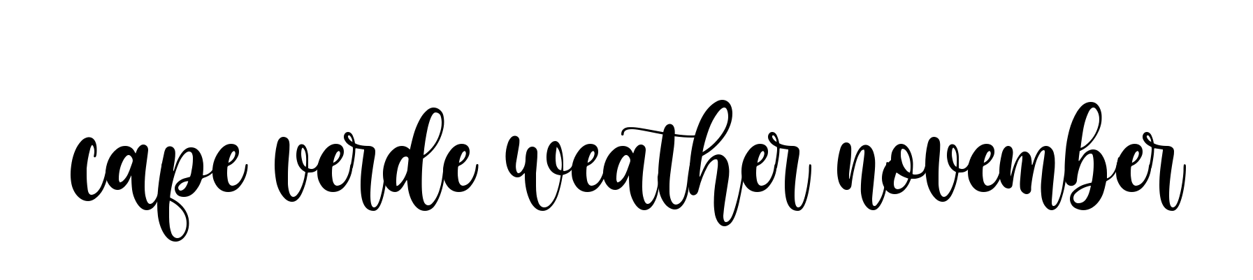 Cape-verde-weather-november signature