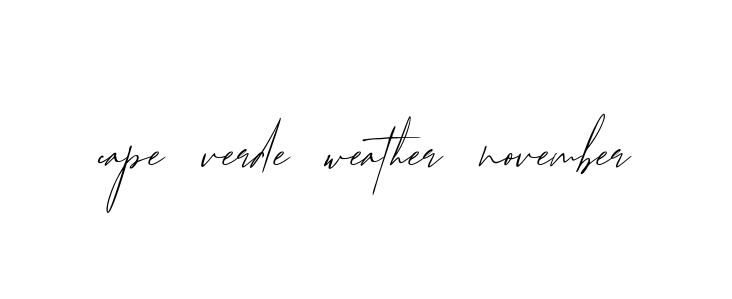 Cape-verde-weather-november signature