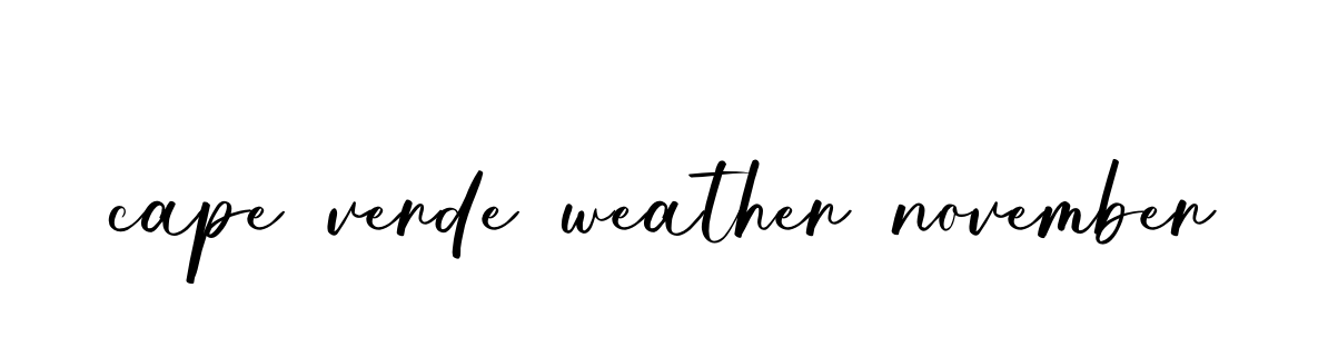 Cape-verde-weather-november signature