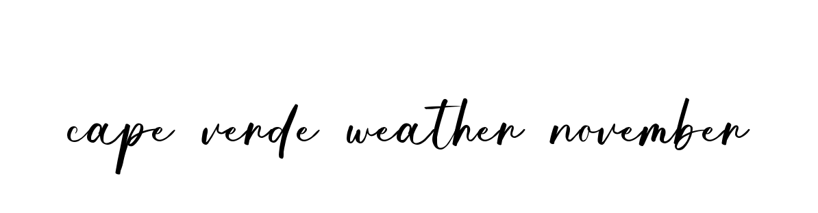 Cape-verde-weather-november signature