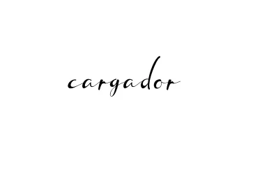 Handwritten Signature for Cargador - Style 132 Online