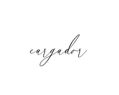 Handwritten Signature for Cargador - Style 134 Online