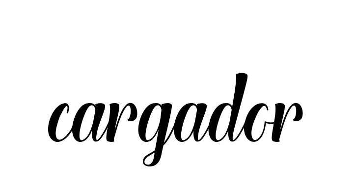 Handwritten Signature for Cargador - Style 148 Online
