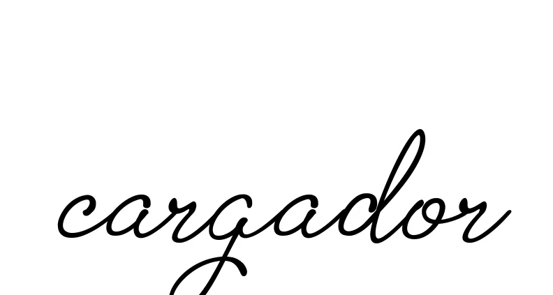 Handwritten Signature for Cargador - Style 151 Online