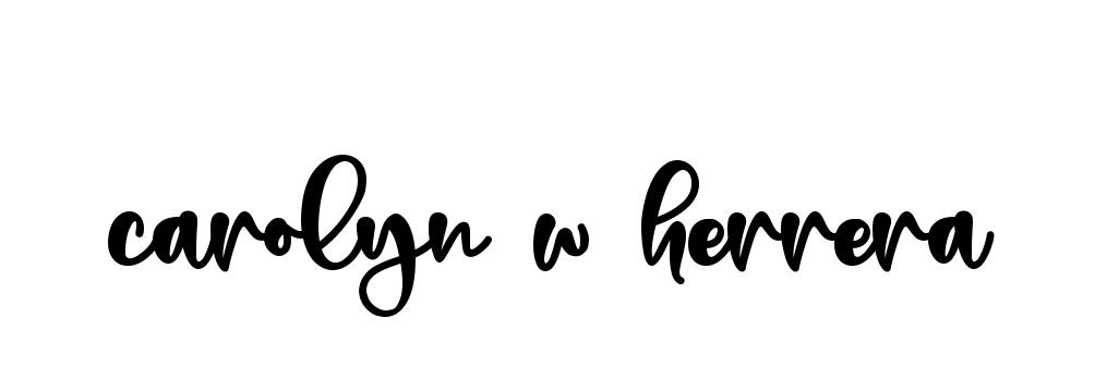 Handwritten Signature for Carolyn-w-herrera - Style 136 Online