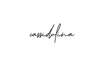 Handwritten Signature for Cassidulina - Style 139 Online