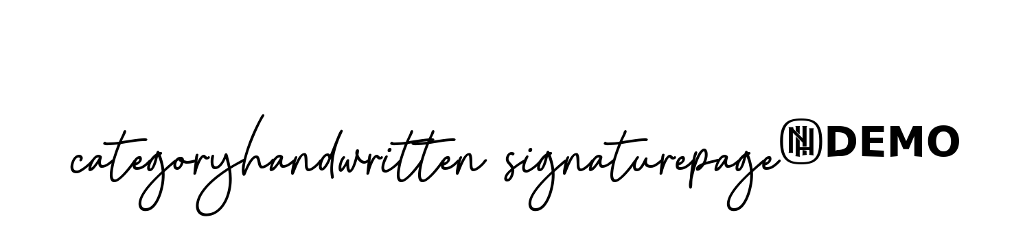 Categoryhandwritten-signaturepage9 signature
