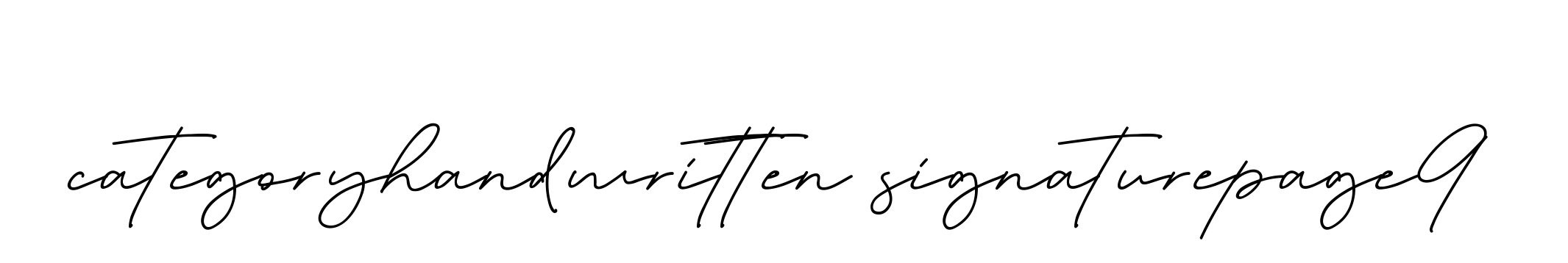 Categoryhandwritten-signaturepage9 signature
