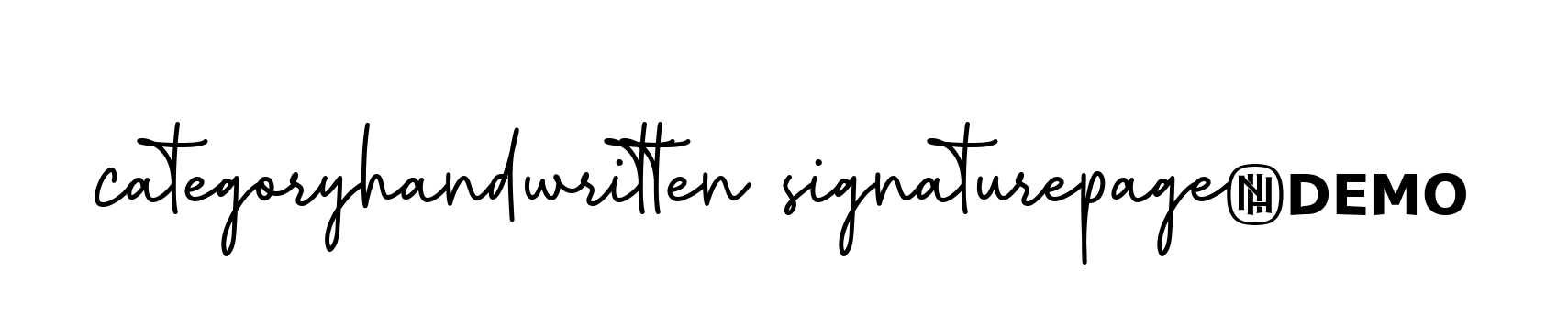 Categoryhandwritten-signaturepage9 signature