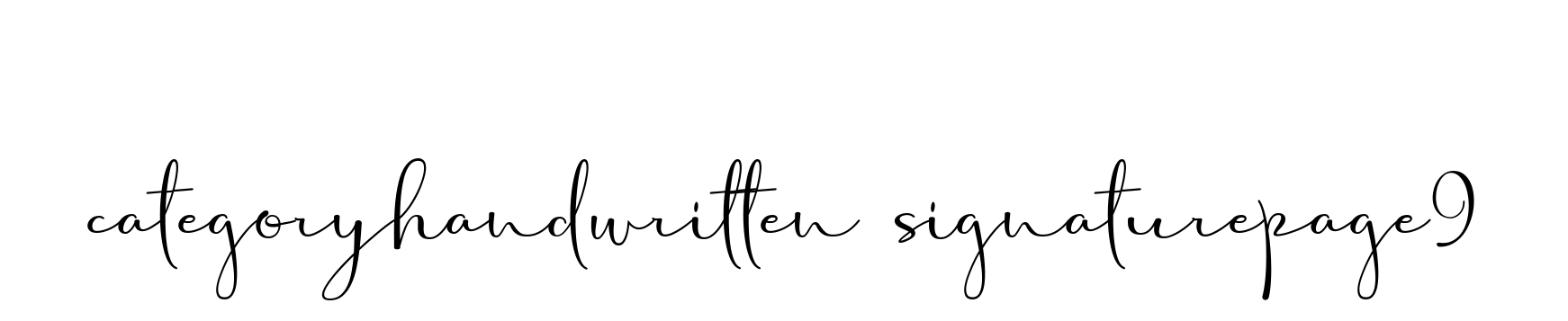 Categoryhandwritten-signaturepage9 signature