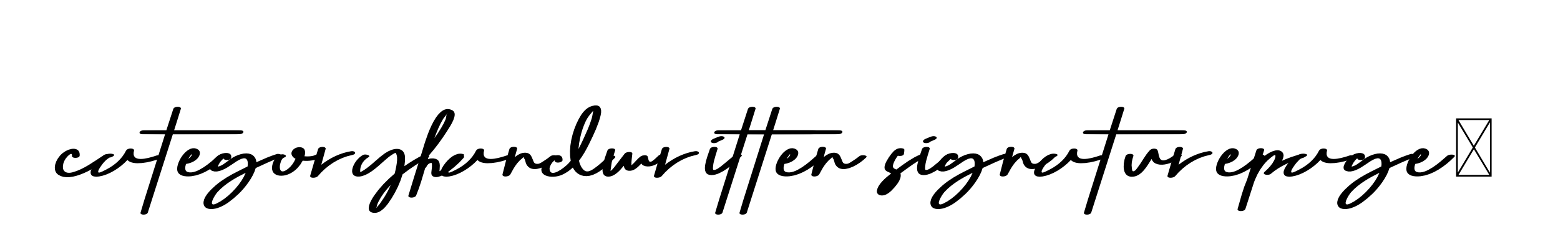 Categoryhandwritten-signaturepage9 signature