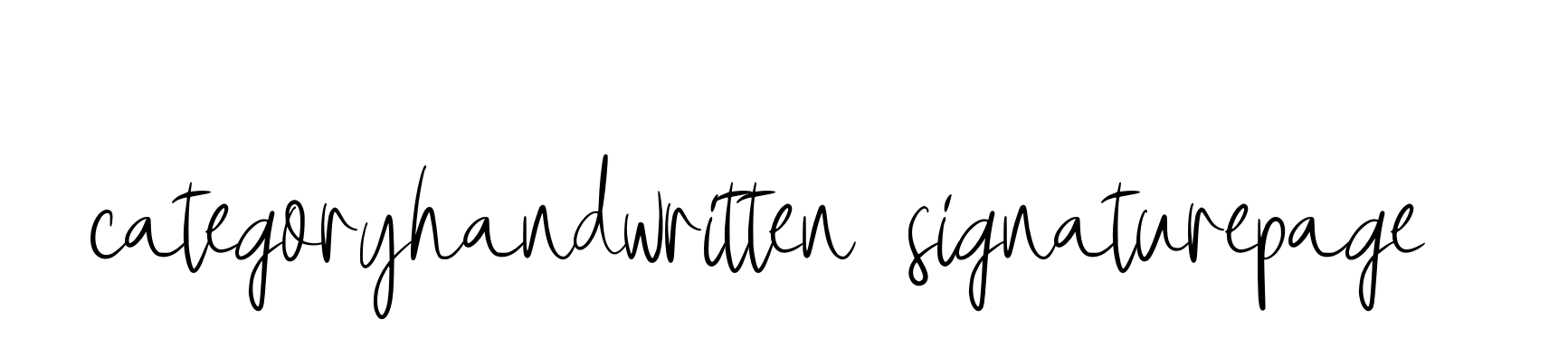 Categoryhandwritten-signaturepage9 signature