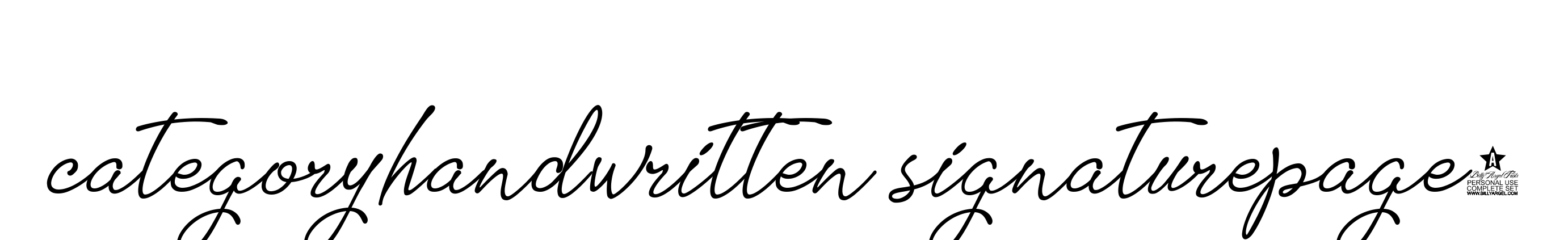 Categoryhandwritten-signaturepage9 signature