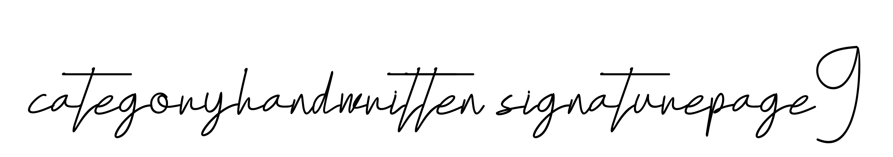 Categoryhandwritten-signaturepage9 signature
