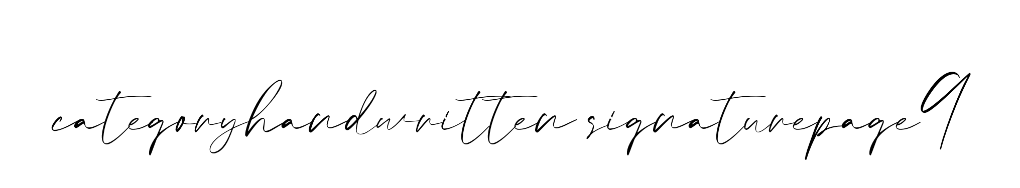 Categoryhandwritten-signaturepage9 signature