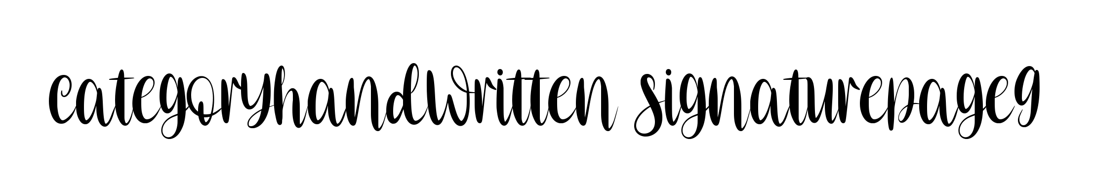 Categoryhandwritten-signaturepage9 signature