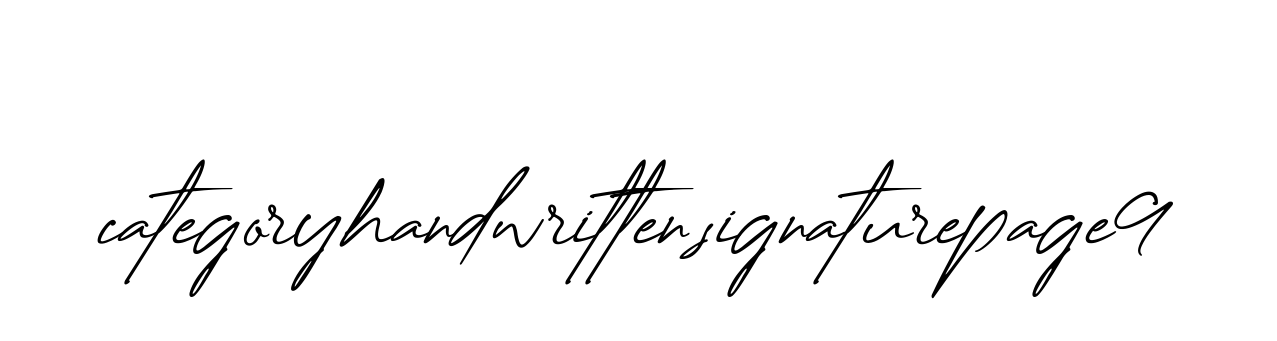 Categoryhandwritten-signaturepage9 signature