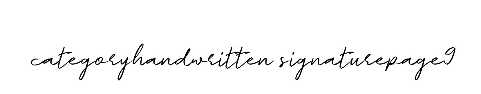 Categoryhandwritten-signaturepage9 signature