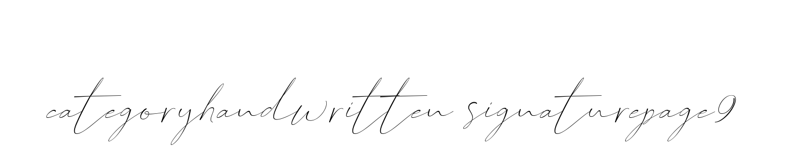 Categoryhandwritten-signaturepage9 signature