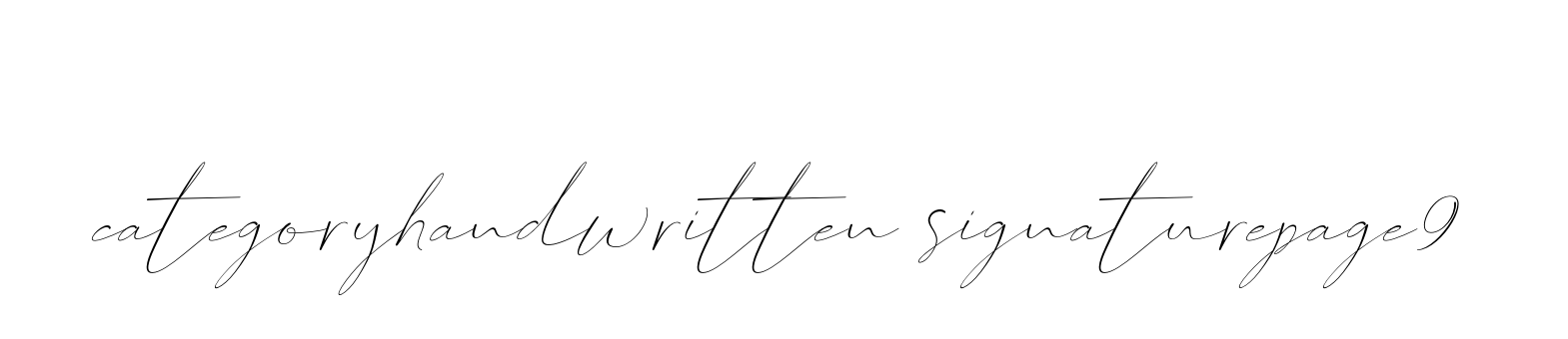Categoryhandwritten-signaturepage9 signature