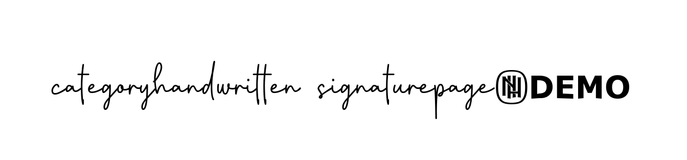 Categoryhandwritten-signaturepage9 signature