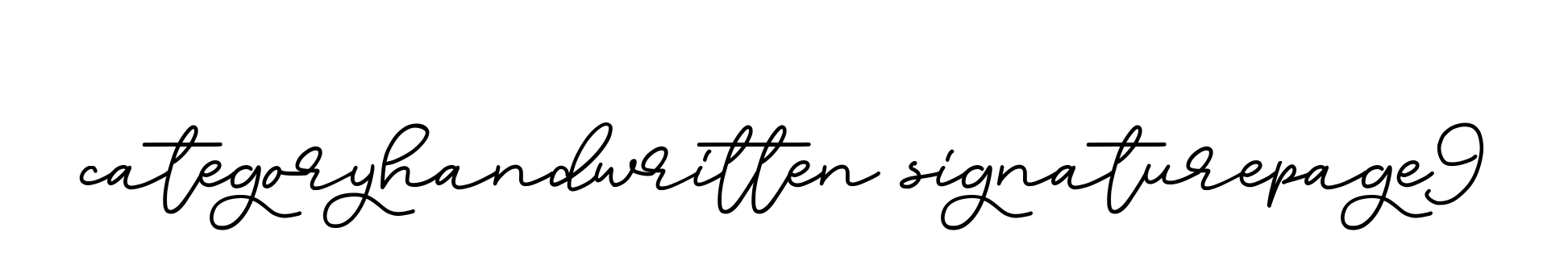 Categoryhandwritten-signaturepage9 signature