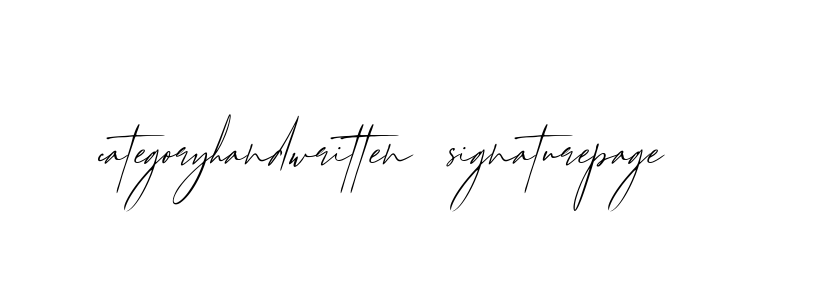 Categoryhandwritten-signaturepage9 signature
