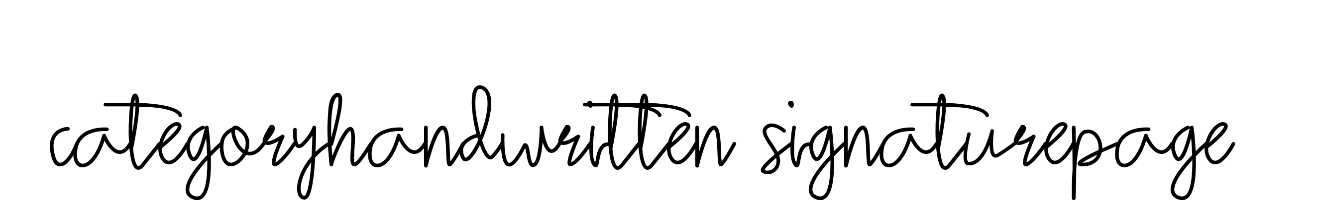 Categoryhandwritten-signaturepage9 signature