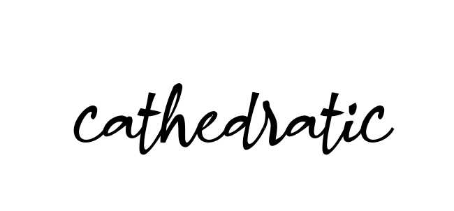 Cathedratic signature