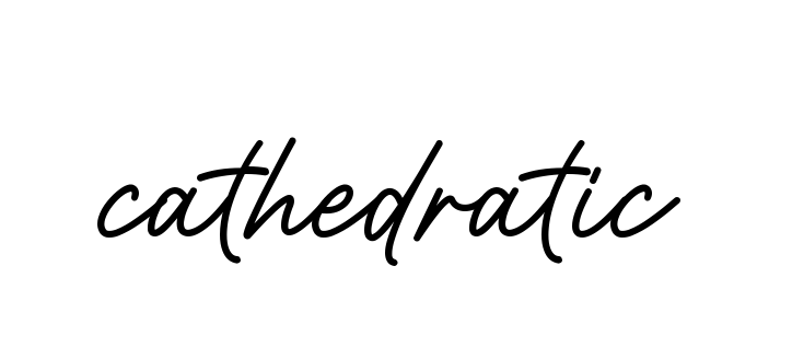 Cathedratic signature
