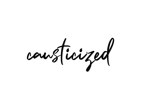 Handwritten Signature for Causticized - Style 141 Online