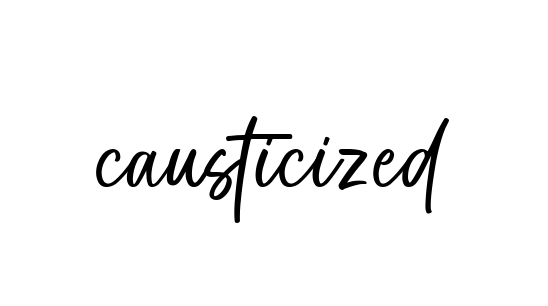 Handwritten Signature for Causticized - Style 142 Online