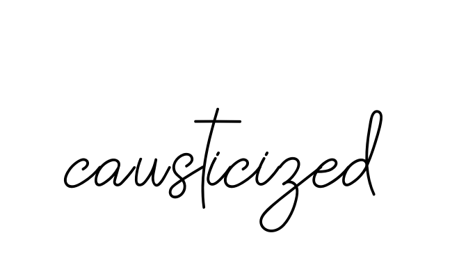 Handwritten Signature for Causticized - Style 145 Online