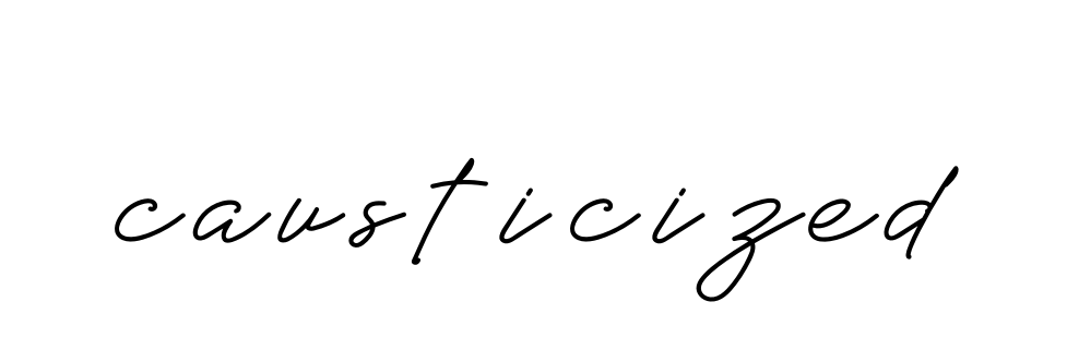 Handwritten Signature for Causticized - Style 152 Online