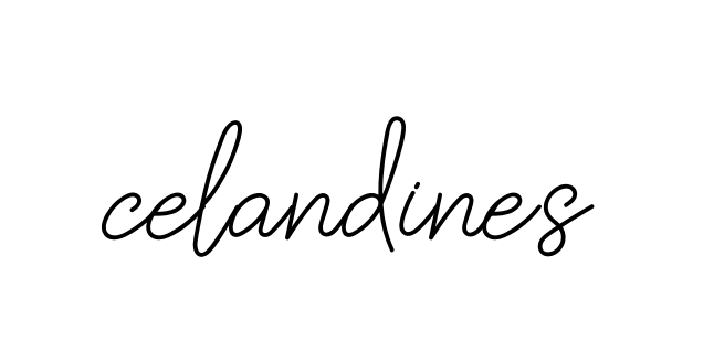 Handwritten Signature for Celandines - Style 145 Online