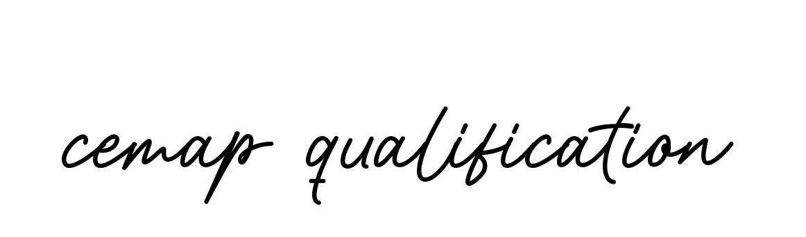 Cemap-qualification signature
