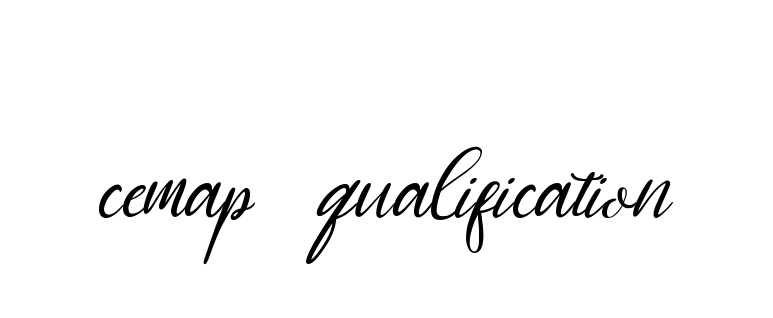 Cemap-qualification signature