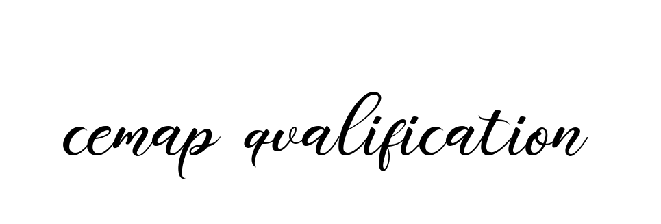 Cemap-qualification signature