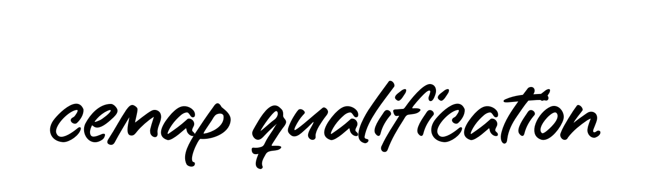 Cemap-qualification signature