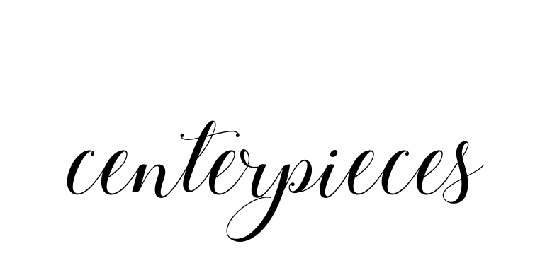 Handwritten Signature for Centerpieces - Style 144 Online