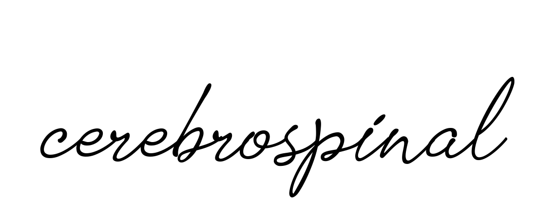 Handwritten Signature for Cerebrospinal - Style 151 Online