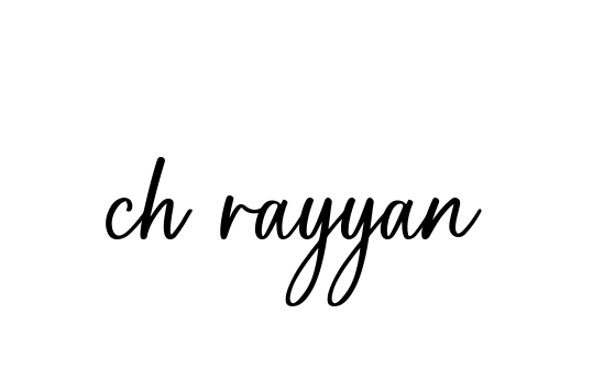 Ch-rayyan signature
