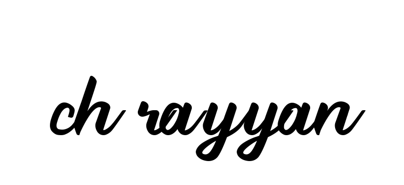 Ch-rayyan signature