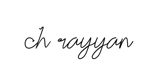 Ch-rayyan signature