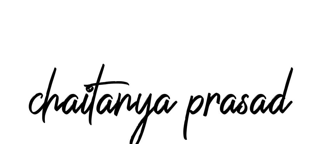 Chaitanya-prasad signature
