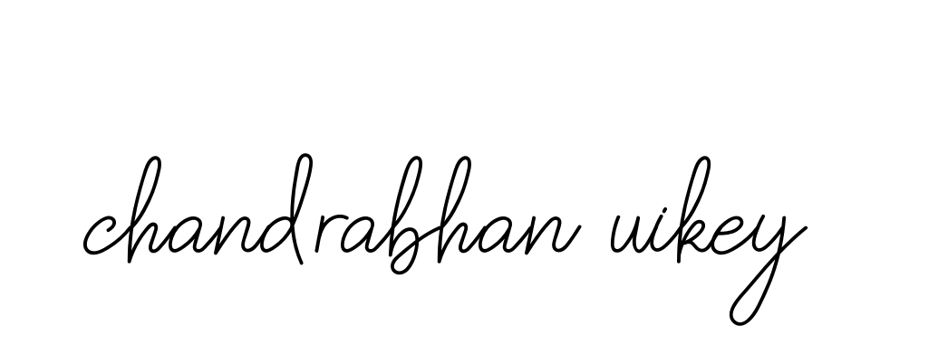 Handwritten Signature for Chandrabhan-uikey- - Style 145 Online