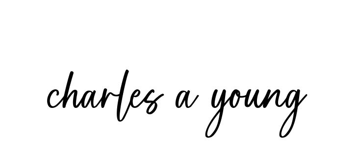 Handwritten Signature for Charles-a-young - Style 142 Online