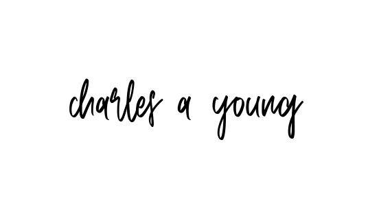 Handwritten Signature for Charles-a-young - Style 143 Online