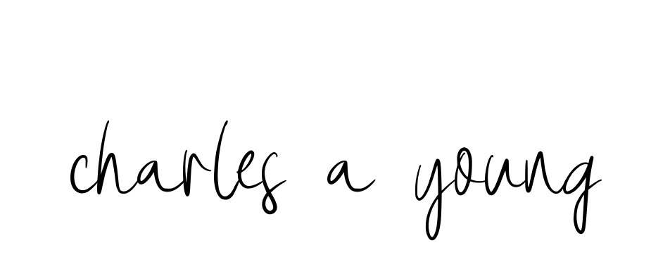Handwritten Signature for Charles-a-young - Style 146 Online